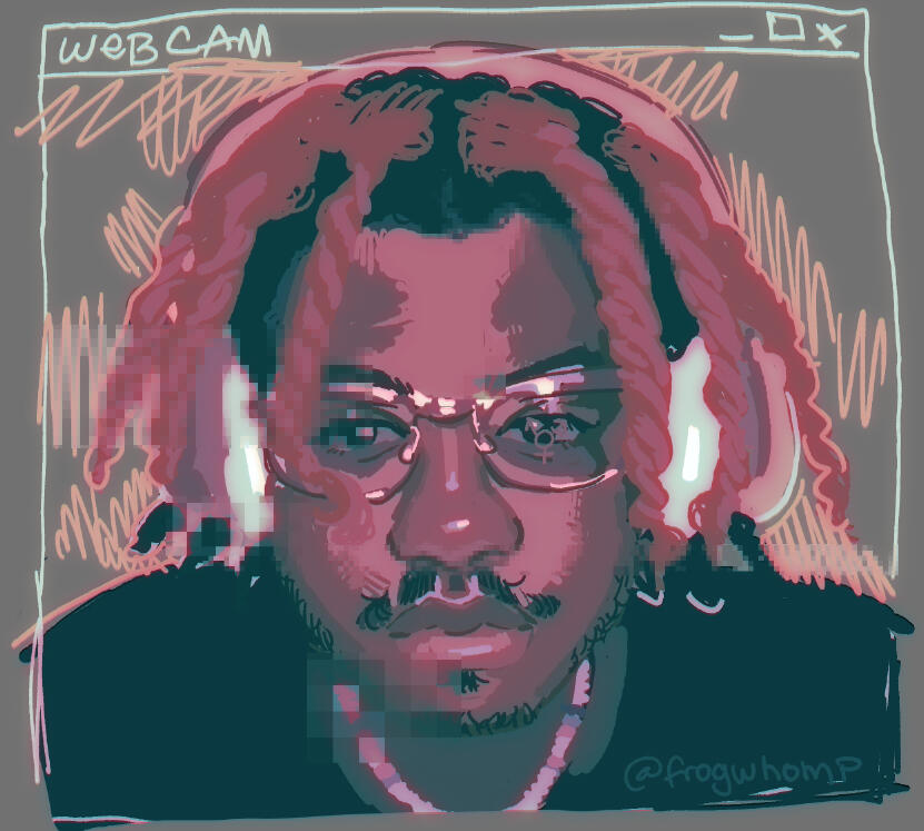 self portrait (digital) Photo of Davis Bashungwa